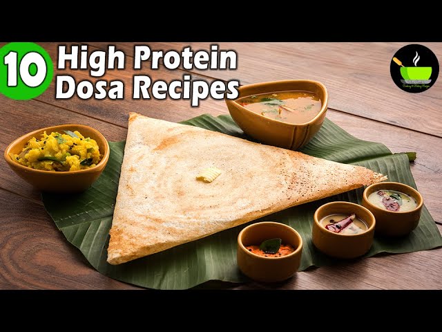 10 High Protein Dosa Recipes | Healthy Dosa Recipes | Healthy Breakfast Recipes | Protein Dosa | She Cooks