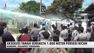 Eksekusi Lahan Ricuh di Kota Kendari, Warga Lempar Molotov - iNews Sore 28/08