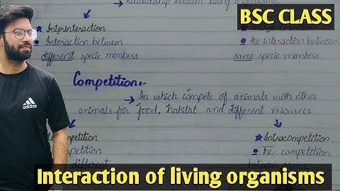 Interaction of living organisms in ecosystem | Predation, Parasitism, Mutulism And Commensalism