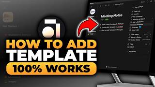 How To Add Template in Anytype (𝟮𝟬𝟮𝟲) | 100% WORKS | NO Yapping, To The Point! | FAST & EASY