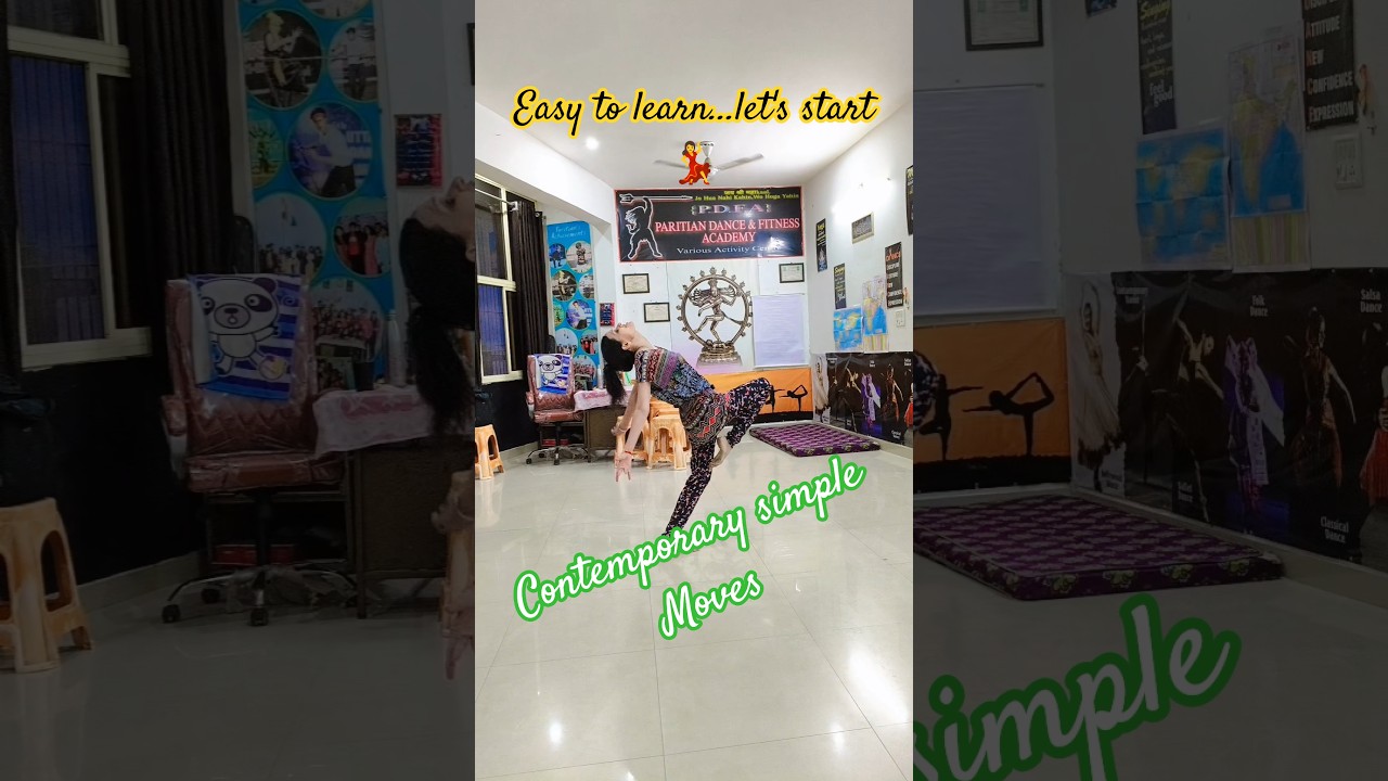 Contemporary dance moves easy to learn| Duniya song' luka chupi movie 