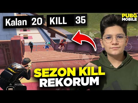 OHA!! SEZON KİLL REKORUMU KIRDIM! | PUBG MOBİLE