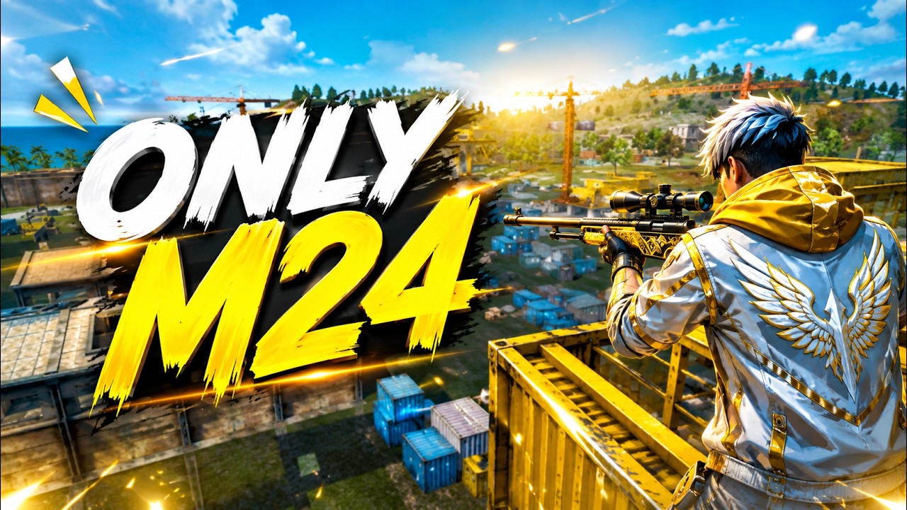 Shipyard Became a Sniper Nest 😏 | ONLY M24 Gameplay