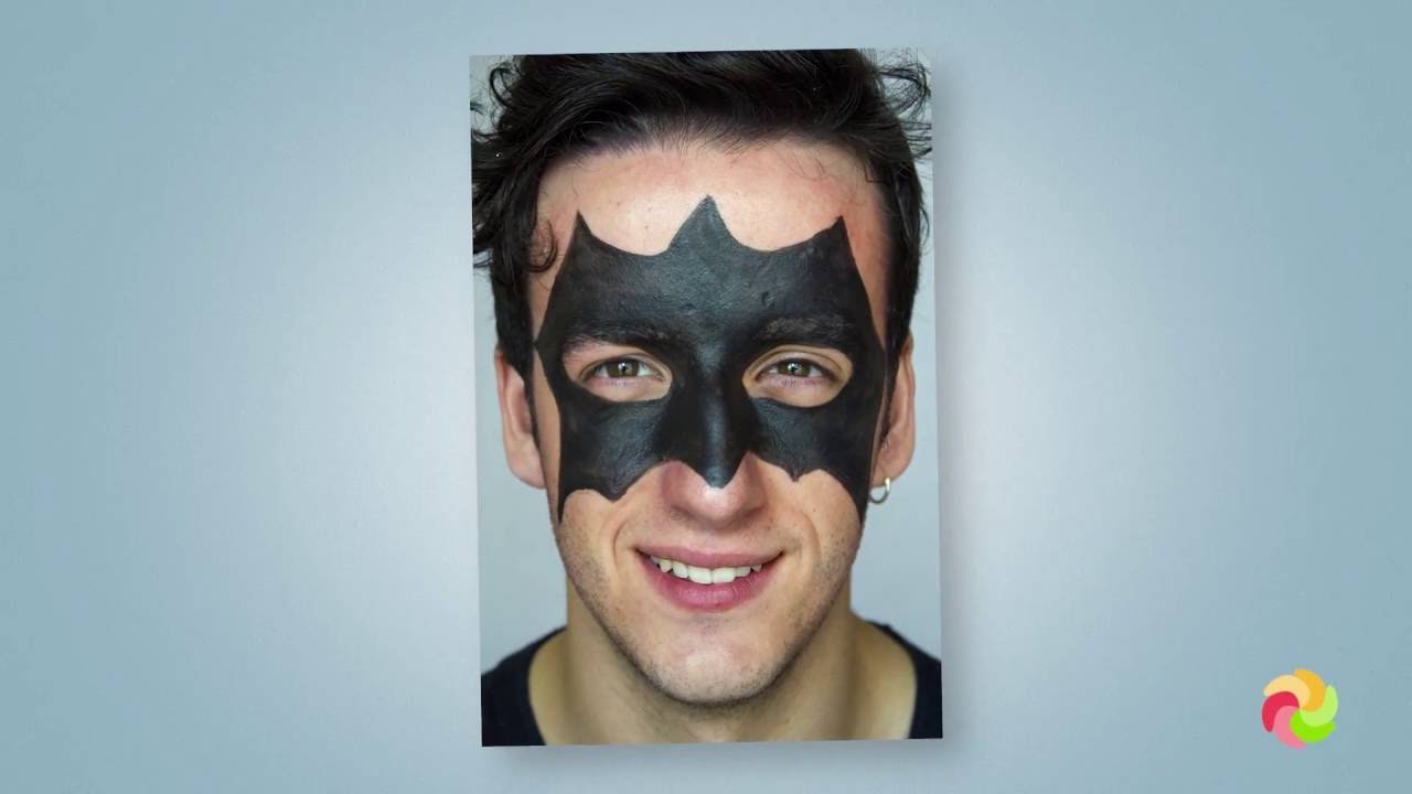 Cómo hacer un pintacaras de Batman - YouTube