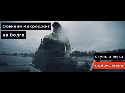 Микроджиг осенью на Волге. Ловля окуня одной левой.