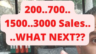 200...700...1500...3000 Sales - WHAT NEXT??