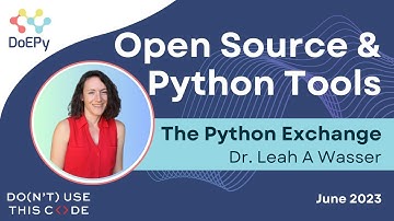 Open Source to Improve Python Tools | The Python Exchange June 2023