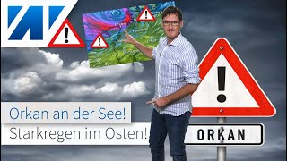 Warnung: Orkan Yogi trifft auf Norddeutschland! Nächster Sturm schon am Sonntag! Bodenfrost.