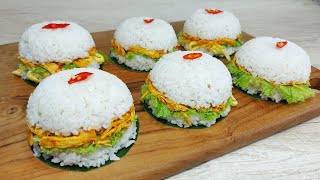 DIJUAL 5000AN DI KANTIN SEKOLAH NASI BURGER LARIS MANIS @DapurAyami