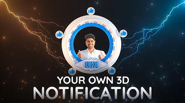 Element 3D Tutorial | How to make Your Own 3d Notifications Animation 😍