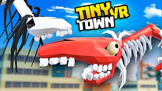 MEAT HORSE and LONG HORSE Summoned From a Demon Ritual!  Tiny Town VR