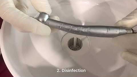 high speed dental handpiece maintenance