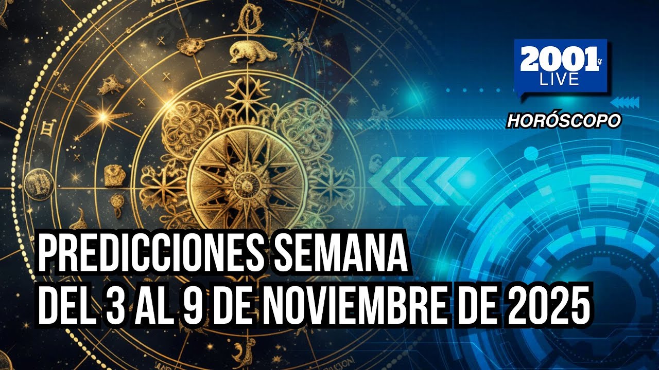 Predicciones de Arturo Acosta: Horóscopo semana del 3 al 9 de noviembre de 2025