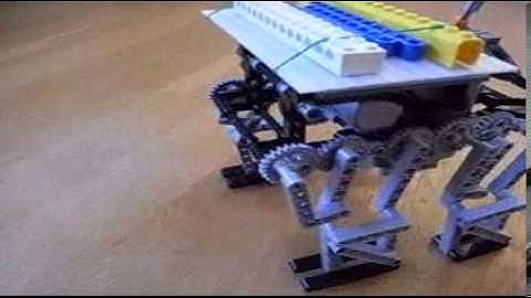 Lego Technic Variable Parallel Linkage 4 Legged Walking Robot 007