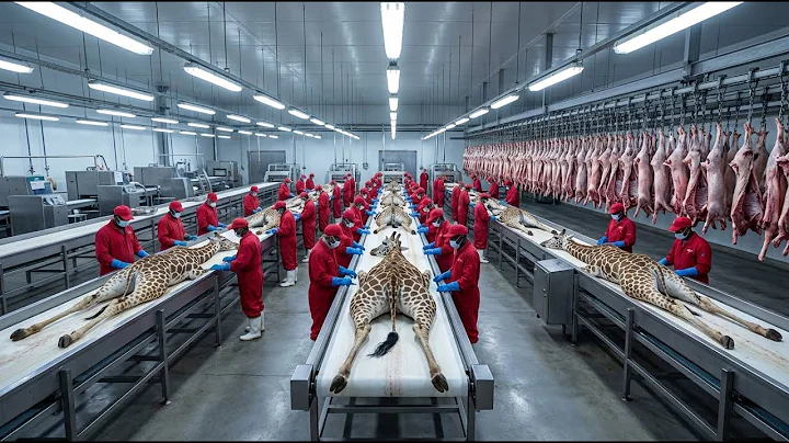 Inside the Leather Factory | How Giraffe Leather is Made (Full Process)