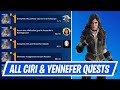 Fortnite Complete Ciri and Yennefer Quests - How to EASILY Complete Ciri and Yennefer Challenges