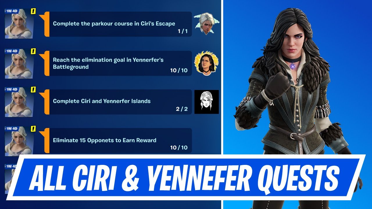 Fortnite gets The Witcher 3's Yennefer and Ciri, but where's Triss? -  Polygon