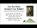 A Simple Riddle That Nearly Fooled Albert Einstein!