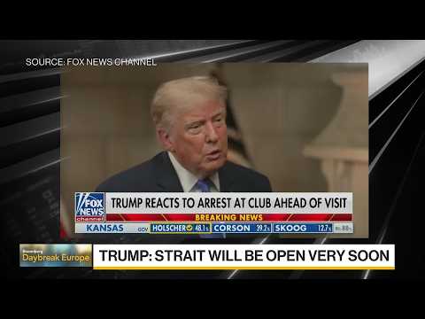 Trump Says Strait of Hormuz Will Be Open 'Very Soon'