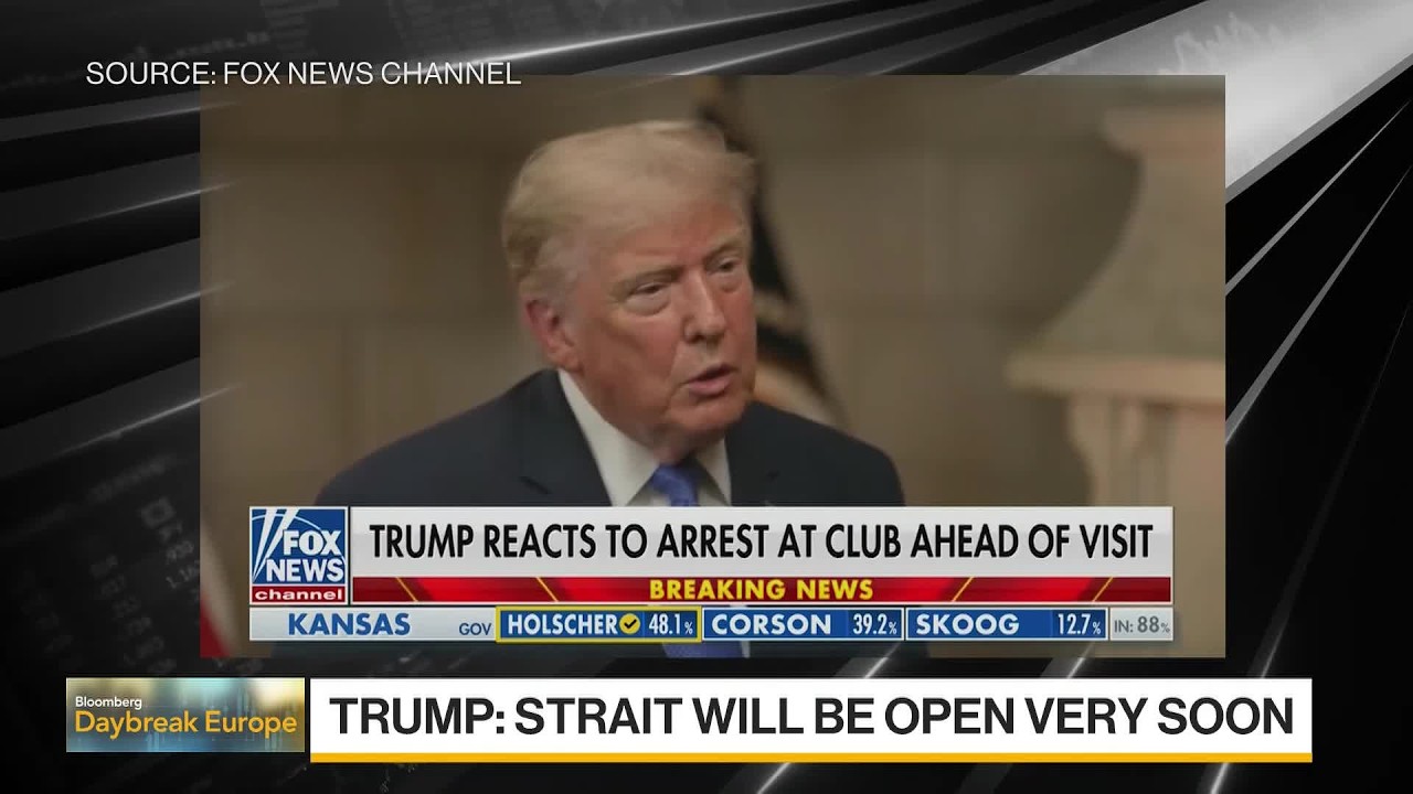 Trump Says Strait of Hormuz Will Be Open 'Very Soon'
