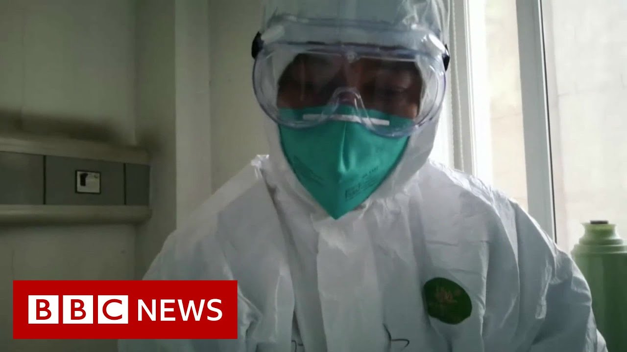 Coronavirus: British couple on cruise ship 'test positive' - BBC News