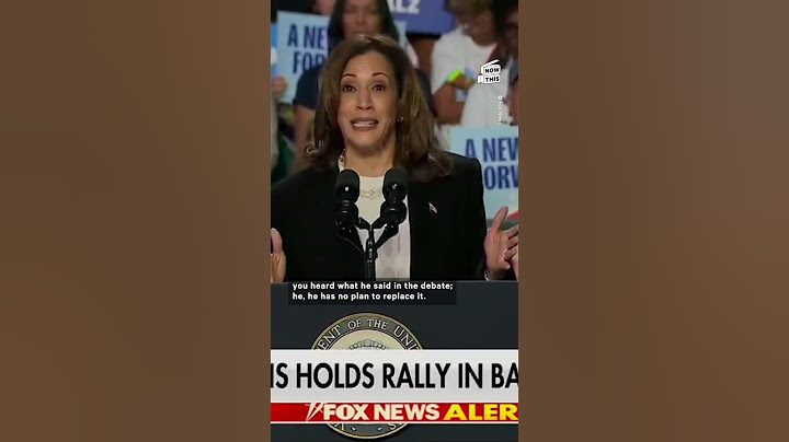 Kamala Harris Laughs About Donald Trump's 'Concepts of a Plan'