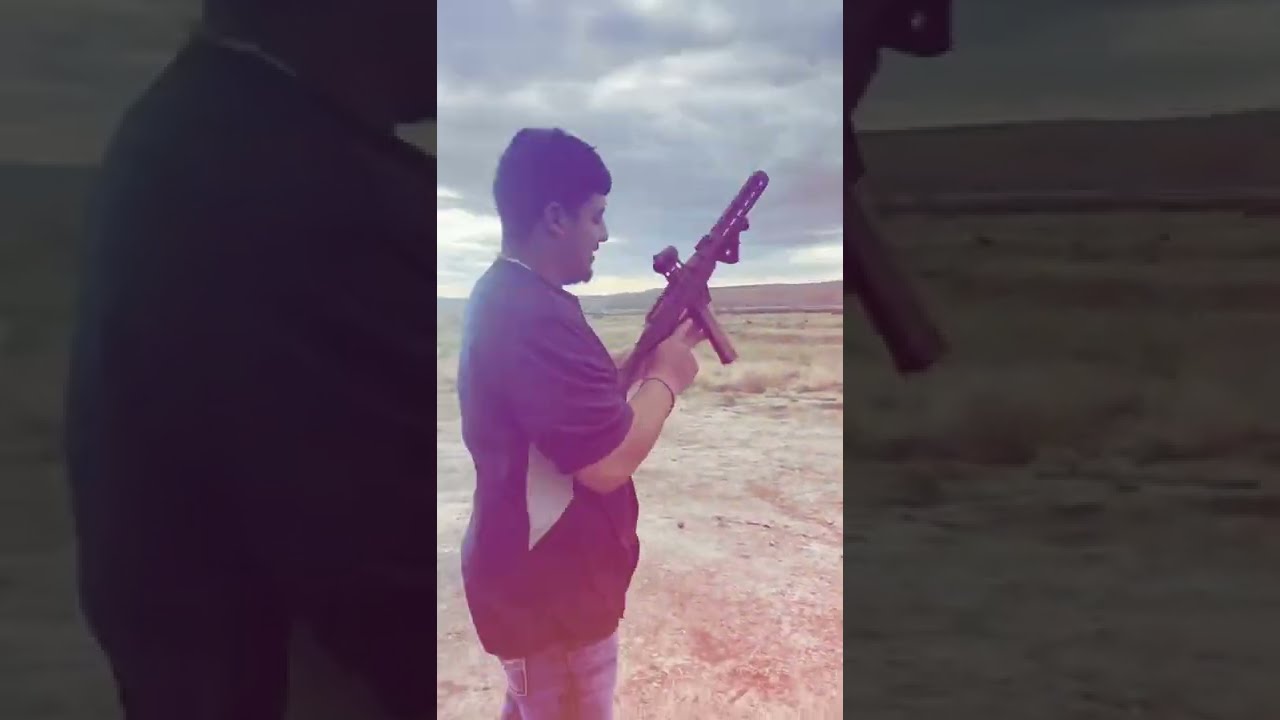 Binary trigger on the ruger 🔥