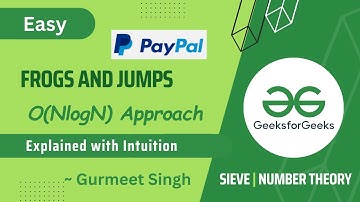 Frogs and Jumps | POTD | Problem of the Day | GFG | 26 March 2023 | Easy Problem