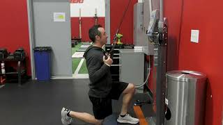 X Pulldown With Tricep Extension