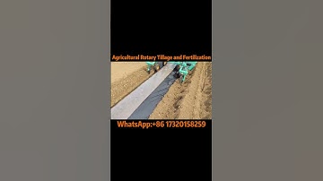 Agricultural Rotary Tiller Fertilizer Applicator - Efficient Tillage and Fertilization#tillage