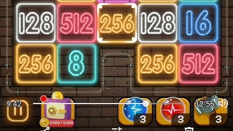 DROP NUMBER NEON 2048 GAMES PUZZLE ANDROID (GAMEPLAY) - PART 41