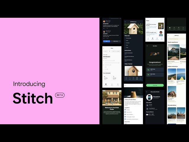 Transform ideas into UI designs with Stitch