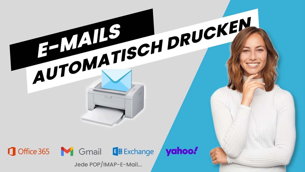 Drucken Sie Ihre E-Mails automatisch in Echtzeit - YouTube