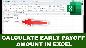 EXCEL: Calculate Credit Card Payments for Early Payoff! (Simple Formulas)
