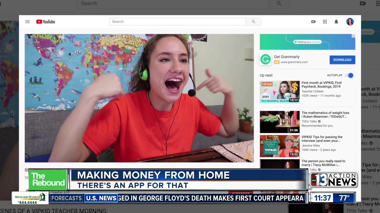 Apps that help you make money from home