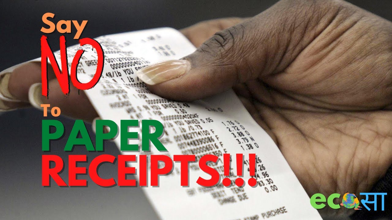 Why paper receipts are not recycled why paper receipts are dangerous