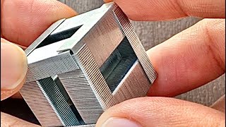 Stapler Pins Cube 🧊🔥Art How To Make Stapler Pin Cube DiY At Home Easy Steps School Hacks