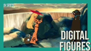 Jack-O Digital Figures All expressions, poses, and colours