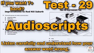 TEST : 29 Audio Script | IMPROVE LISTENING SKILLS | VERY HARD LISTENING TEST | IELTS LISTENING TEST