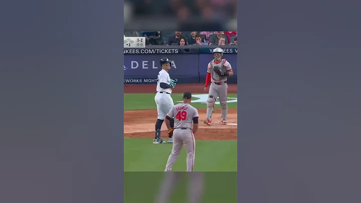 Aaron Judge left the game after getting hit by a pitch