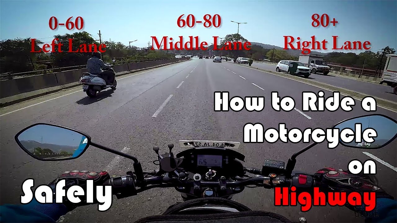 How to Ride a Motorcycle on Highway Suzuki Gixxer YouTube