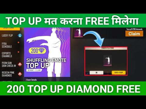 Free Fire Shuffling Emote Top Up Free Me kaise kare | Free ...