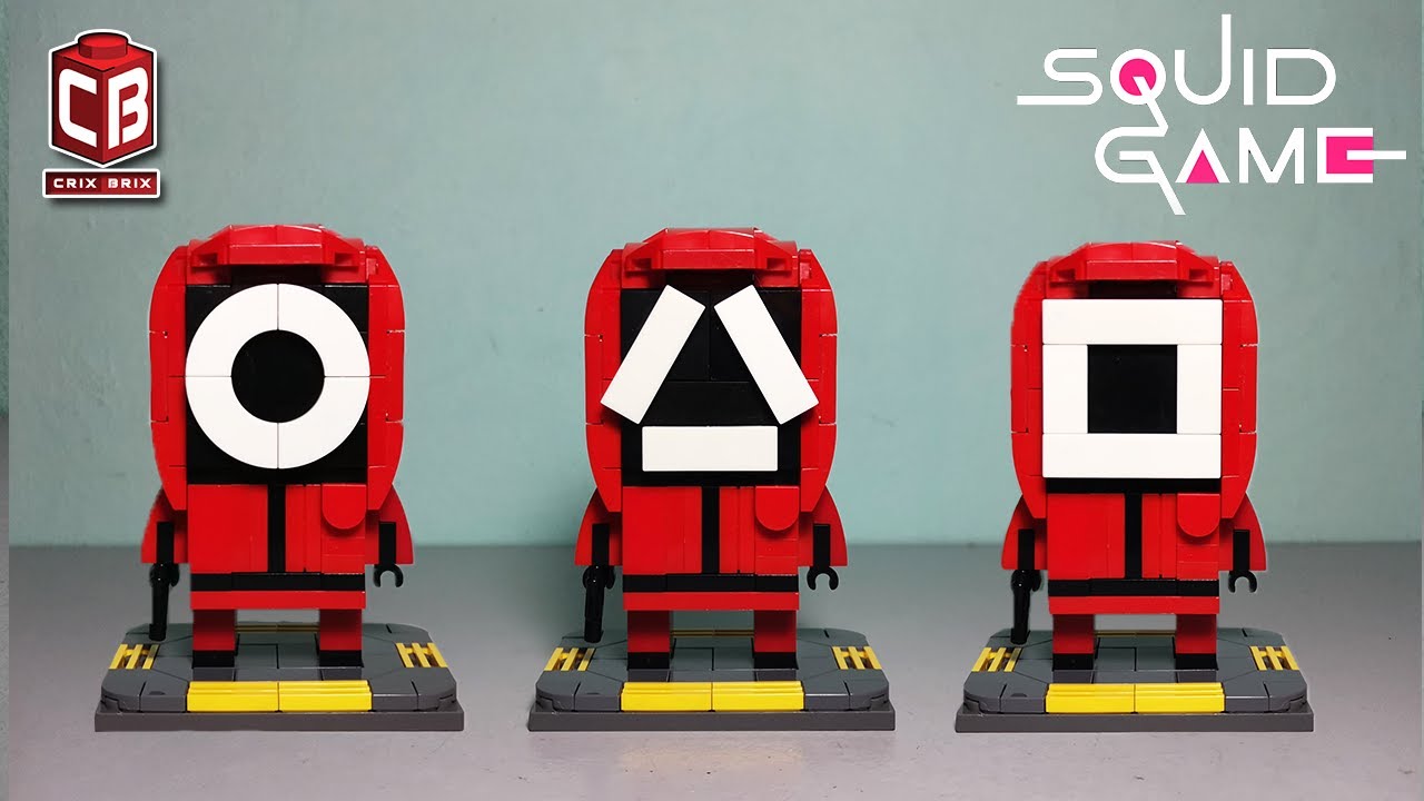moronic Vedrørende Banquet Squid Game Lego BrickHeadz | Unofficial Lego - YouTube