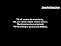 Thousand Foot Krutch - Be Somebody | Lyrics on screen | HD