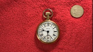 Westclox The Conductor Pocket Watch Movement / 1972 / Dollar Watch