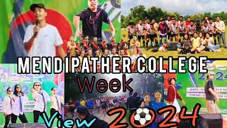 Mendipather college week /2024❤️🥰
