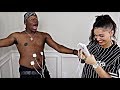 HUSBAND EXPERIENCES THE PAIN OF GIVING BIRTH!!! 😂😭 **EXTREMELY PAINFUL**