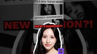 Twice Minas Daring Visible Underwear Trend Takes Center Stage, Fendi Paris