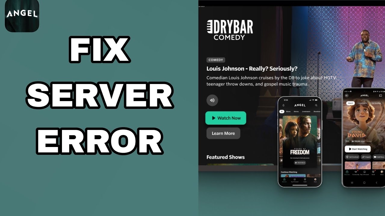 How To Fix And Solve Server Error On Angel Studios App | Final Solution ...