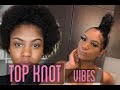 TOP KNOT ON NATURAL HAIR